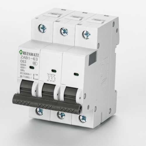 AC MCB 1P 2P 230V 400V 6KA MINI CURMBRAAK Luchtschakelaar