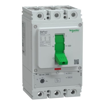 Stroomonderbreker-MCCB 400-3 POLES-36KA op 415VAC