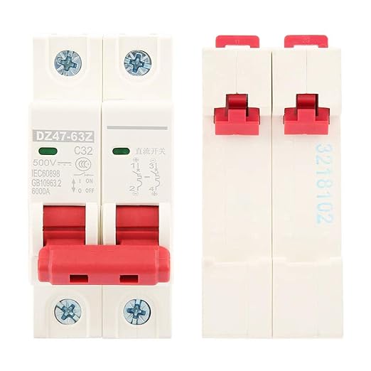 DC 500V 32A stroomonderbreker | 2p MCB voor het zonnepaneel Power System