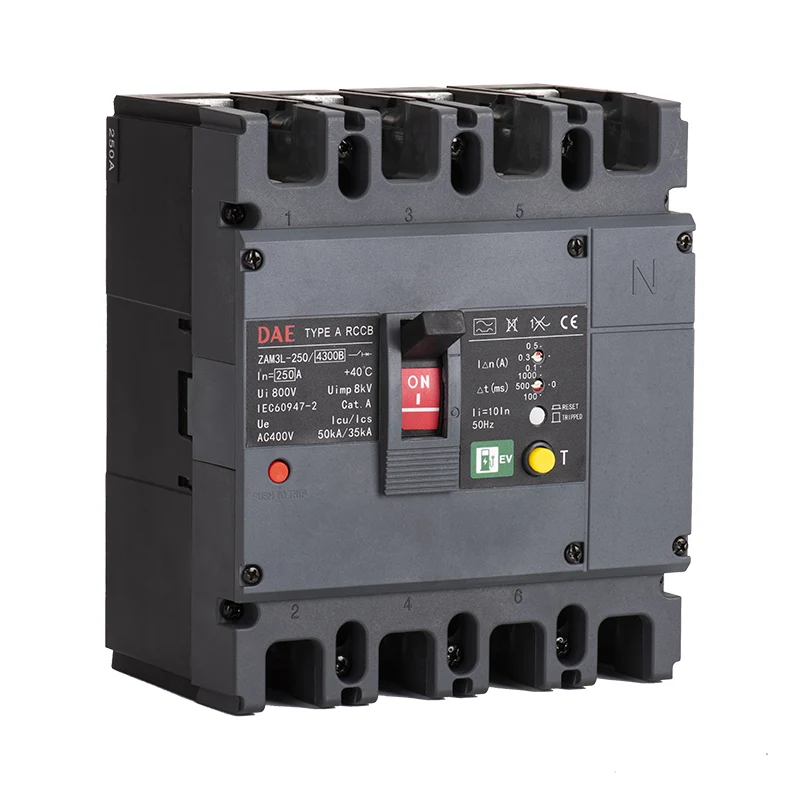 Type-A RCCB voor EV-oplader