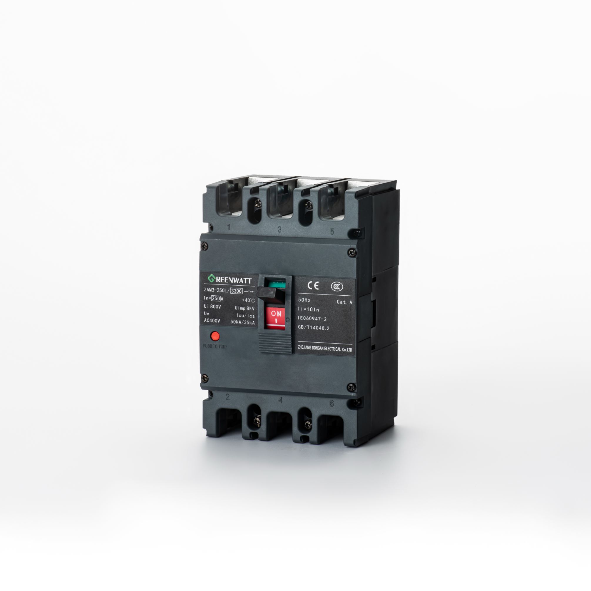 ZAM3-250L gevormde kas stroomonderbreker | Greenwatt
