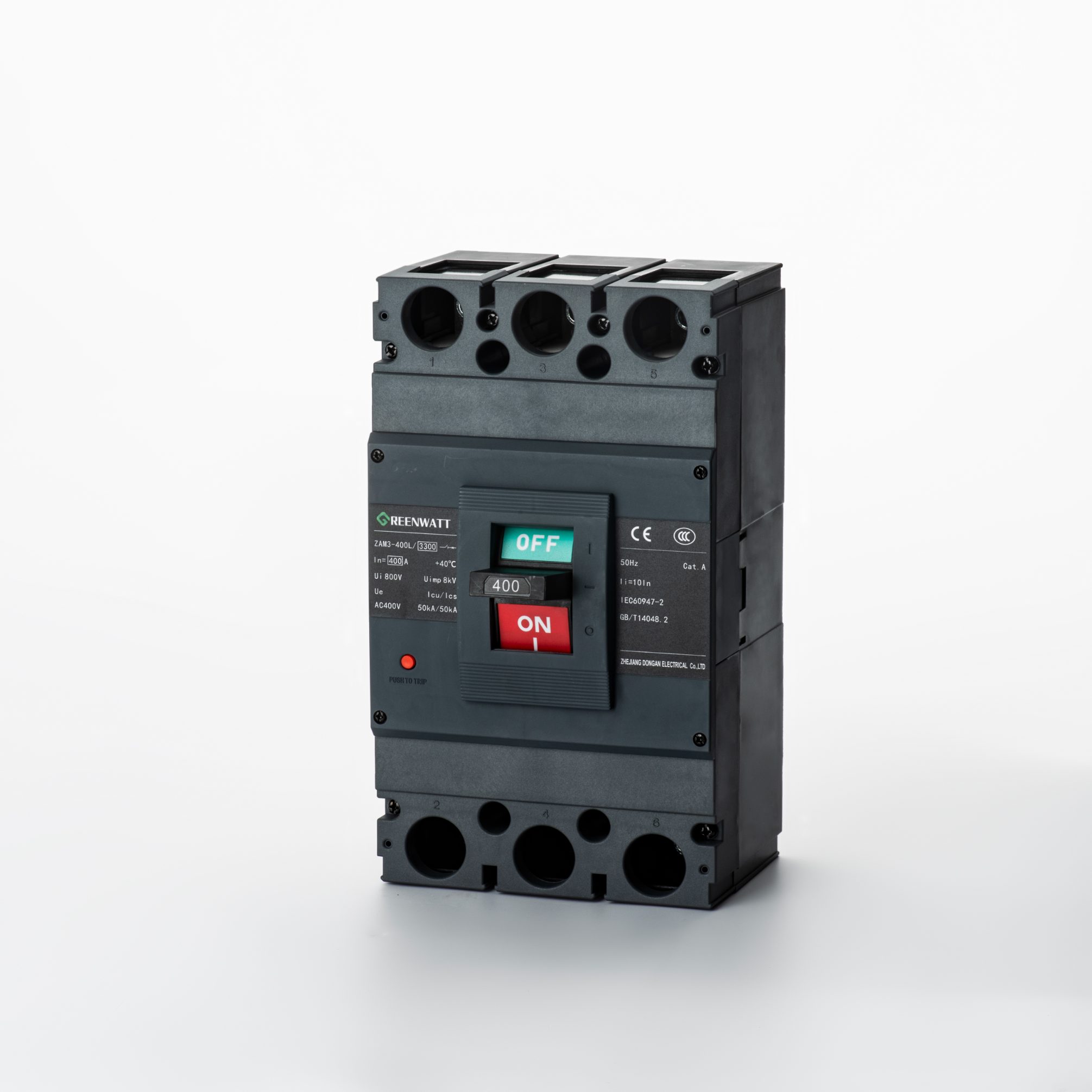 ZAM3-400L Gieten Kasstroomonderbreker | Greenwatt