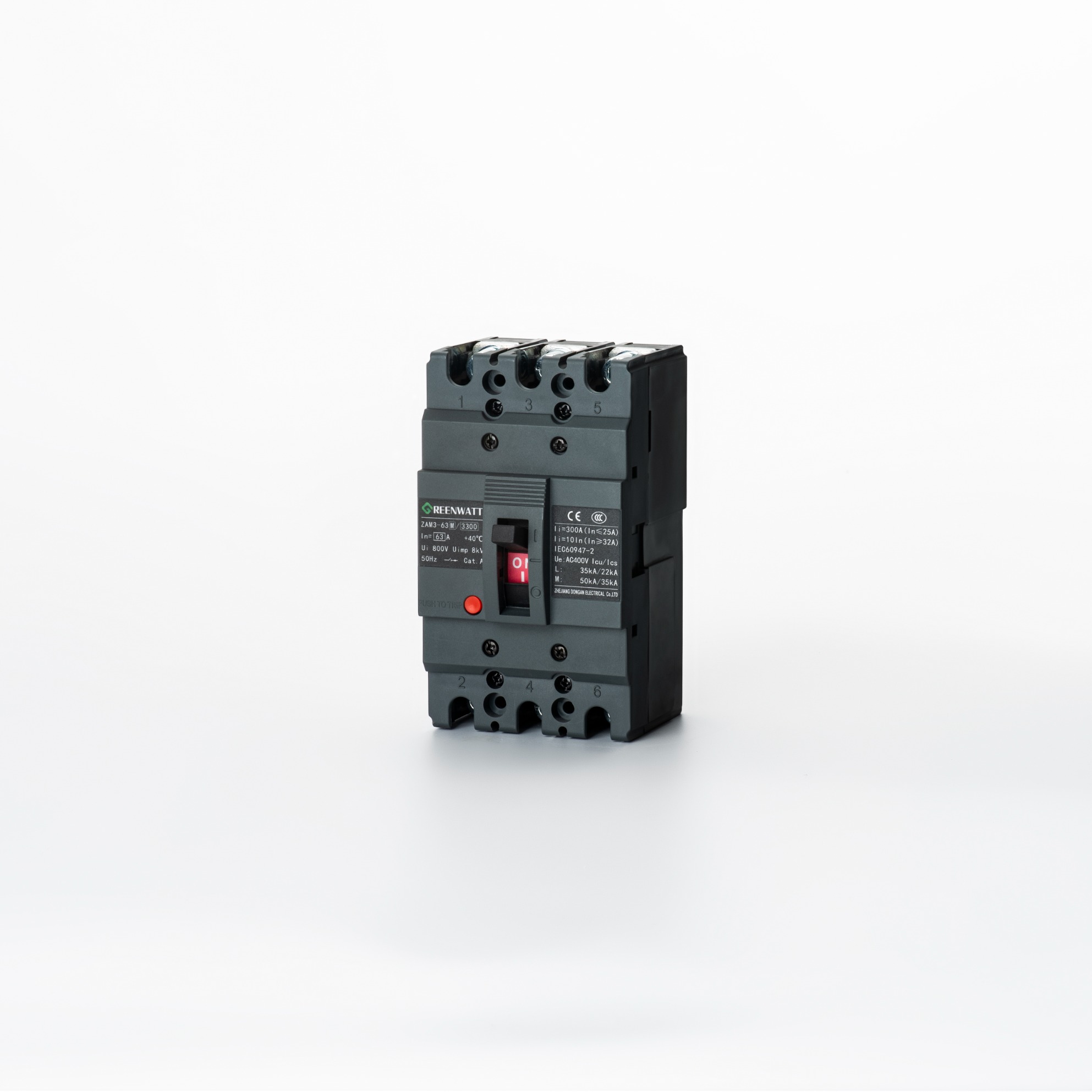 ZAM3-63 gevormde kas stroomonderbreker | Greenwatt